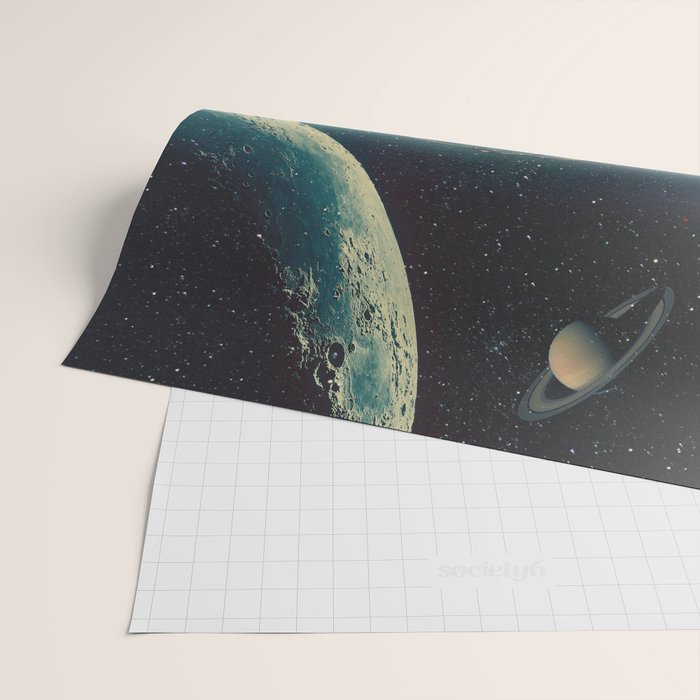 a Postcard from year 2346 Wrapping Paper Gallery Image 2