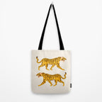 Fierce: Golden Tiger Edition Tote Bag Gallery Image 2