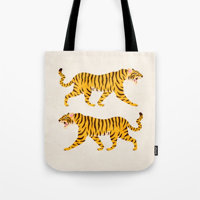 Fierce: Golden Tiger Edition Tote Bag Gallery Image 1