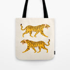 Fierce: Golden Tiger Edition Tote Bag Gallery Image 1
