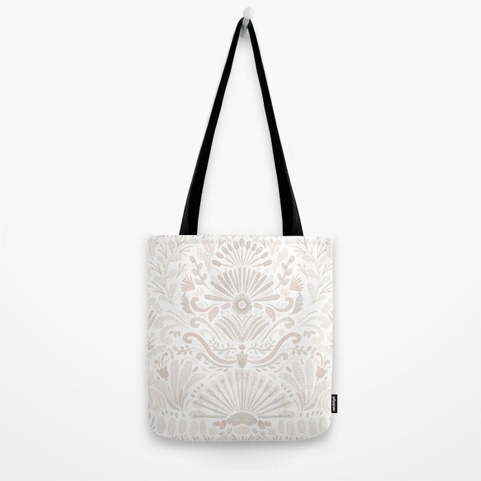 Boho Watercolor Geometric - Neutral Tote Bag Gallery Image 2