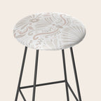 Boho Watercolor Geometric - Neutral Stool Gallery Image 2