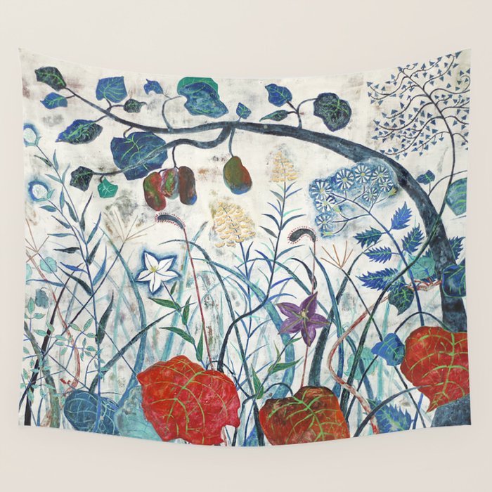 nature Japanese painting Wall Tapestry Gallery Image 1