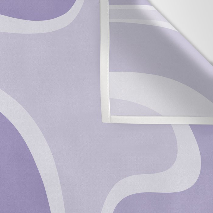 Copacetic Retro Abstract in Light Lavender Purple  Wall Tapestry Gallery Image 3
