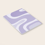 Copacetic Retro Abstract in Light Lavender Purple  Notebook Gallery Image 3