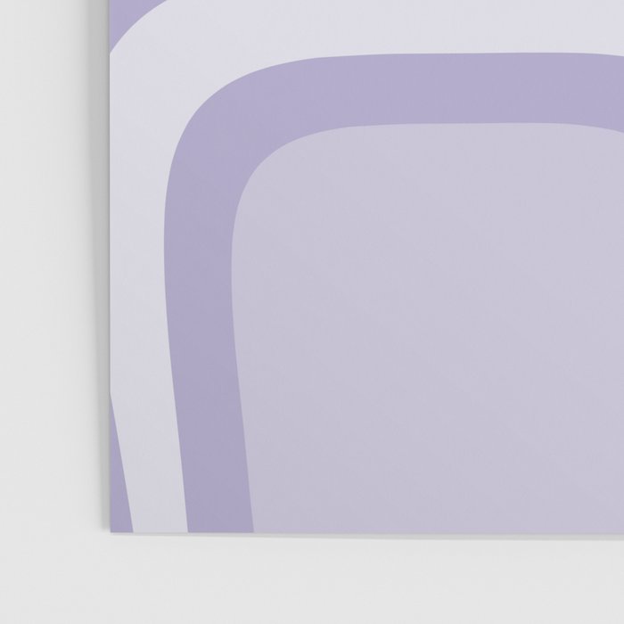 Copacetic Retro Abstract in Light Lavender Purple  Poster Gallery Image 3