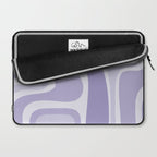 Copacetic Retro Abstract in Light Lavender Purple  Laptop Sleeve Gallery Image 2