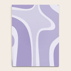 Copacetic Retro Abstract in Light Lavender Purple  Notebook Gallery Image 4