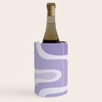 Copacetic Retro Abstract in Light Lavender Purple  Wine Chiller Gallery Image 2