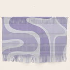 Copacetic Retro Abstract in Light Lavender Purple  Wall Hanging Gallery Image 1