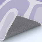 Copacetic Retro Abstract in Light Lavender Purple  Rug Gallery Image 4