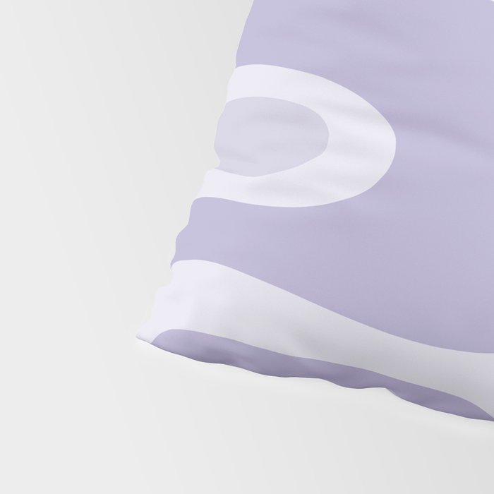 Copacetic Retro Abstract in Light Lavender Purple  Pillow Sham Gallery Image 4