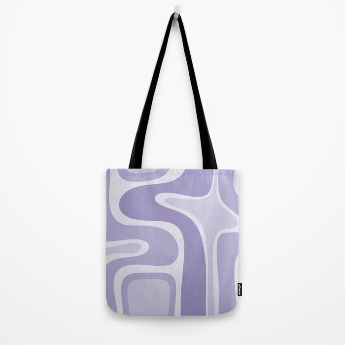 Copacetic Retro Abstract in Light Lavender Purple  Tote Bag Gallery Image 2