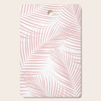Blush Pink Palm Leaves Dream - Cali Summer Vibes #2 #tropical #decor #art #society6 Cutting Board Gallery Image 1