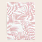 Blush Pink Palm Leaves Dream - Cali Summer Vibes #2 #tropical #decor #art #society6 Poster Gallery Image 4