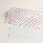 Blush Pink Palm Leaves Dream - Cali Summer Vibes #2 #tropical #decor #art #society6 Wrapping Paper Gallery Image 2