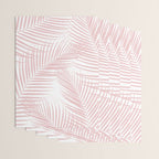 Blush Pink Palm Leaves Dream - Cali Summer Vibes #2 #tropical #decor #art #society6 Wrapping Paper Gallery Image 3