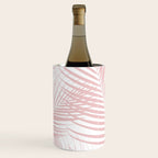 Blush Pink Palm Leaves Dream - Cali Summer Vibes #2 #tropical #decor #art #society6 Wine Chiller Gallery Image 3