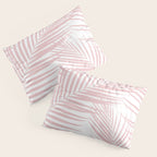 Blush Pink Palm Leaves Dream - Cali Summer Vibes #2 #tropical #decor #art #society6 Pillow Sham Gallery Image 3
