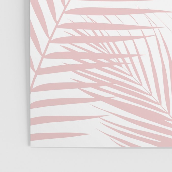 Blush Pink Palm Leaves Dream - Cali Summer Vibes #2 #tropical #decor #art #society6 Poster Gallery Image 3