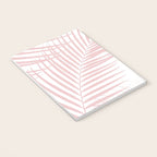 Blush Pink Palm Leaves Dream - Cali Summer Vibes #2 #tropical #decor #art #society6 Notebook Gallery Image 3