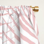 Blush Pink Palm Leaves Dream - Cali Summer Vibes #2 #tropical #decor #art #society6 Window Curtain Gallery Image 2