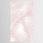 Blush Pink Palm Leaves Dream - Cali Summer Vibes #2 #tropical #decor #art #society6 Tablecloth Gallery Image 2