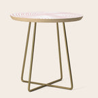 Blush Pink Palm Leaves Dream - Cali Summer Vibes #2 #tropical #decor #art #society6 Side Table Gallery Image 1