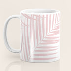 Blush Pink Palm Leaves Dream - Cali Summer Vibes #2 #tropical #decor #art #society6 Coffee Mug Gallery Image 3