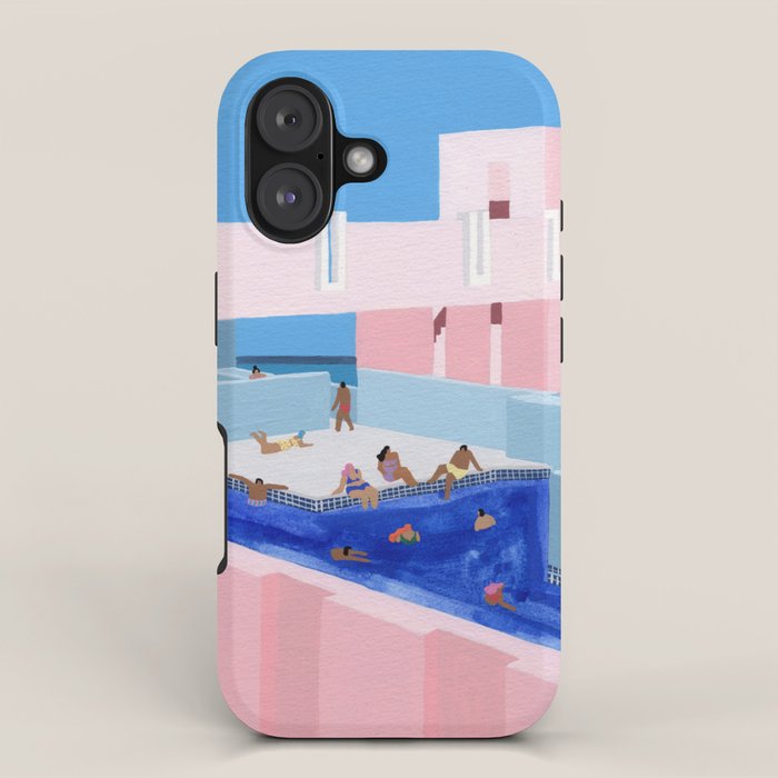 Spain Pool iPhone Case Gallery Image 1