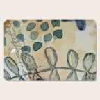 dreaming in color - watercolor mixed media botanical abstract Cutting Board Gallery Image 1