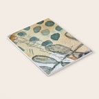dreaming in color - watercolor mixed media botanical abstract Notebook Gallery Image 3