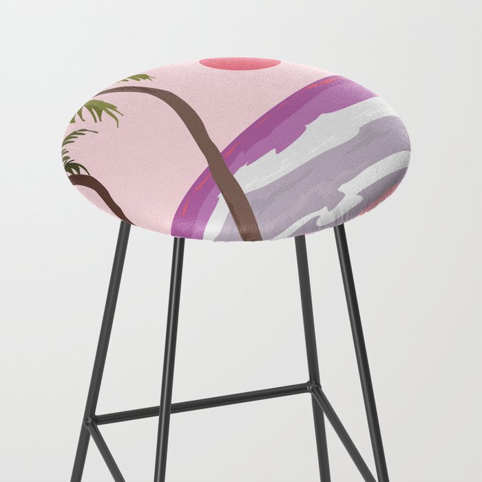Tropical Landscape 01 Stool Gallery Image 2