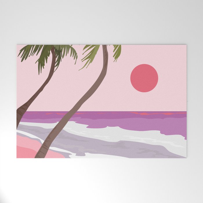 Tropical Landscape 01 Welcome Mat Gallery Image 1
