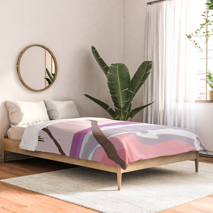 Tropical Landscape 01 Comforter Gallery Image 2