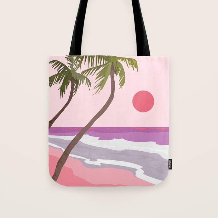 Tropical Landscape 01 Tote Bag Gallery Image 1