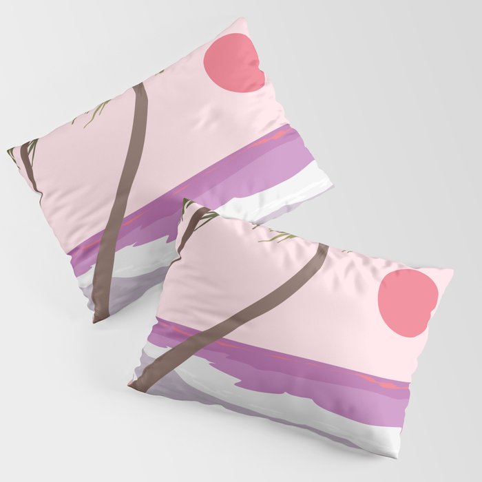 Tropical Landscape 01 Pillow Sham Gallery Image 1