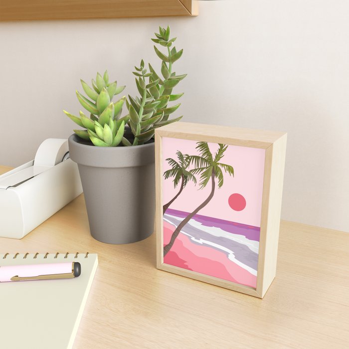 Tropical Landscape 01 Mini Art Print Gallery Image 2