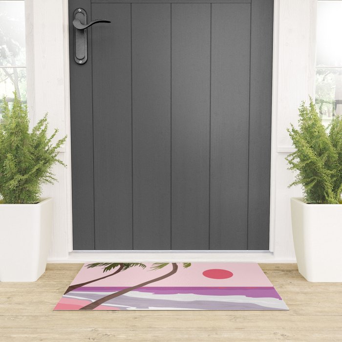 Tropical Landscape 01 Welcome Mat Gallery Image 3