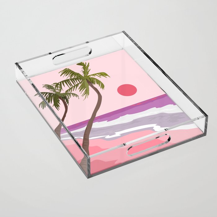 Tropical Landscape 01 Acrylic Tray Gallery Image 1