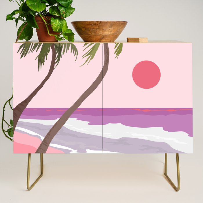 Tropical Landscape 01 Credenza Gallery Image 1