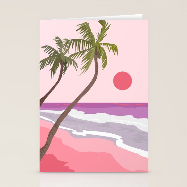 Tropical Landscape 01 Stationery Card Gallery Image 1