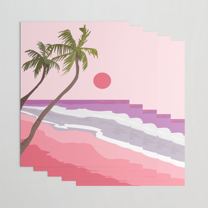 Tropical Landscape 01 Wrapping Paper Gallery Image 3