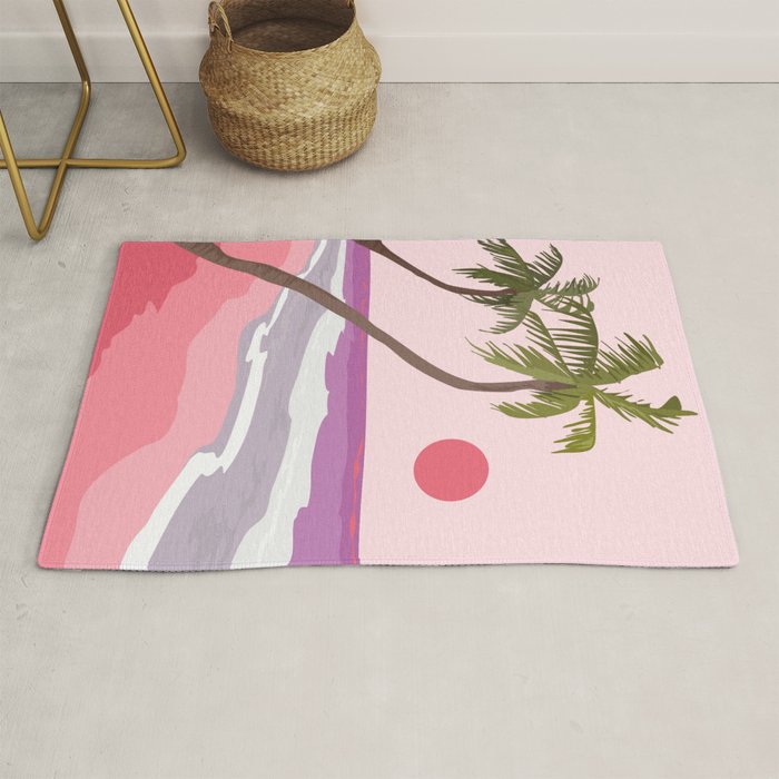 Tropical Landscape 01 Rug Gallery Image 1