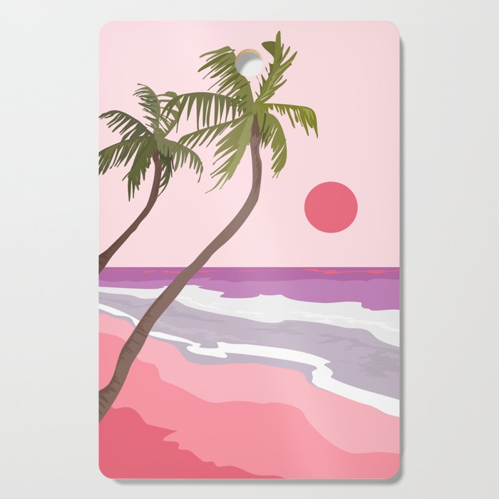 Tropical Landscape 01 Cutting Board Gallery Image 1