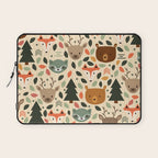 Woodland Creatures Laptop Sleeve Gallery Image 1