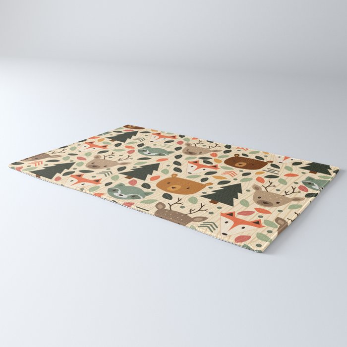 Woodland Creatures Rug Gallery Image 3