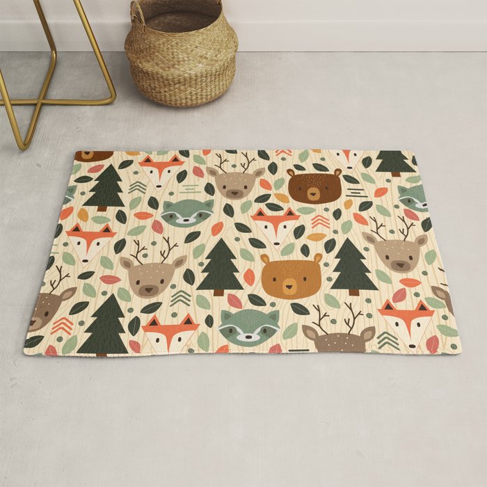 Woodland Creatures Rug Gallery Image 1