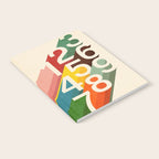 Retro Numbers Notebook Gallery Image 2