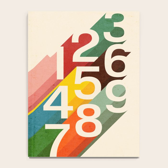 Retro Numbers Notebook Gallery Image 4